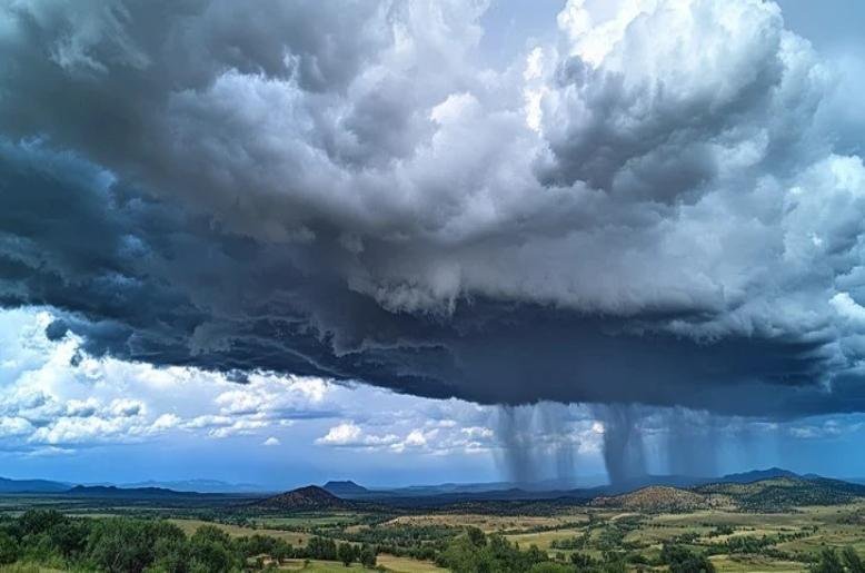 Toxic black rain in Iran