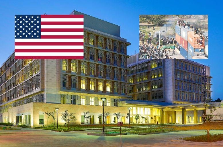 US embassy islamabad march 6, will us embassy islamabad open today?, us embassy islamabad, islamabad protest, red zone islamabad, pm office islamabad, us embassy islamabad address, us iran war, us israel iran war, pm shehbaz, islamabad police, islamabad traffic police, us embassy islamabad location