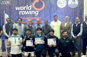 Pakistan wins gold, silver at World Indoor Rowing Championship
