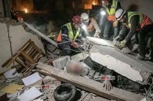 Viral image of Khamenei's body being taken out of rubble turns out to be AI-generated