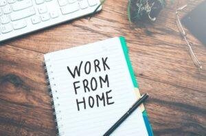 Work from home to save energy