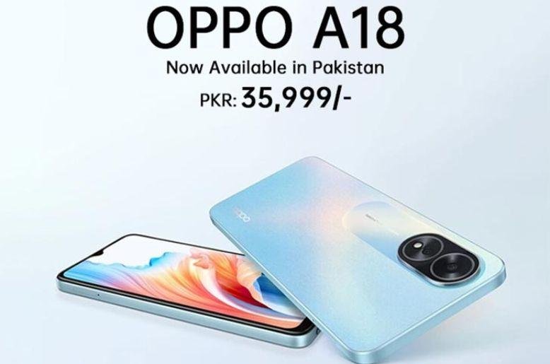 oppo a18 price in Pakistan