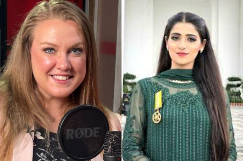 Caitlin Doornbos, aniqa nisar, ary news