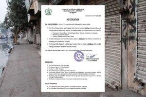 DC Islamabad notifies new closure timings for shops, markets, malls, restaurants in Islamabad