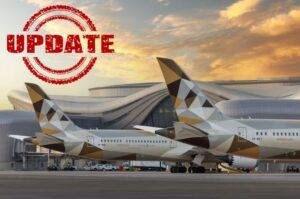 Etihad Airways flight ticket change, refund policy update