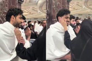 Omer Shahzad criticised over 'romance' with wife during Umrah in viral video