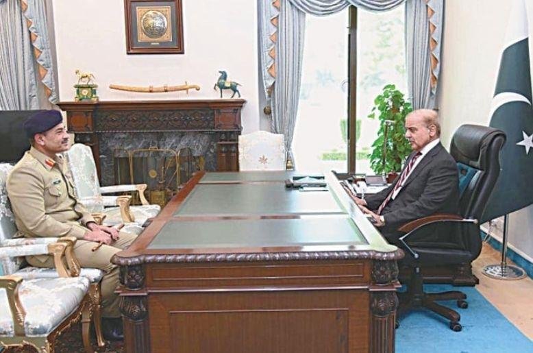 PM Shehbaz meets Field Marshal Asim Munir