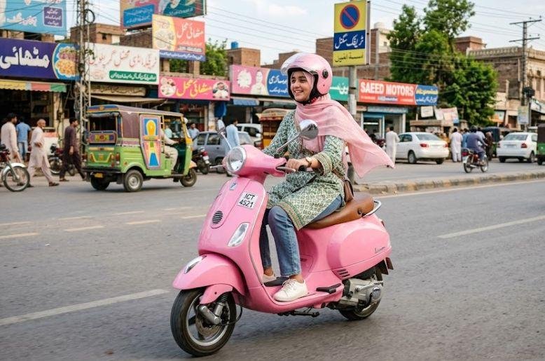 Pink scooter scheme Sindh