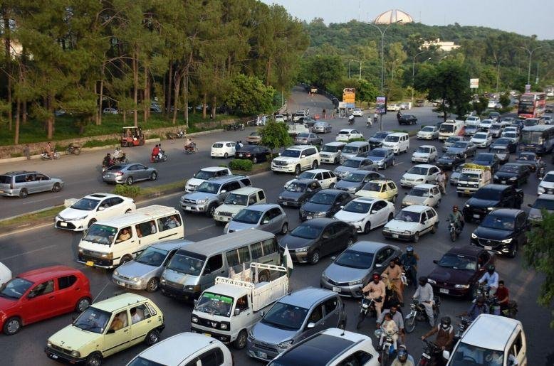 Traffic disruptions Islamabad