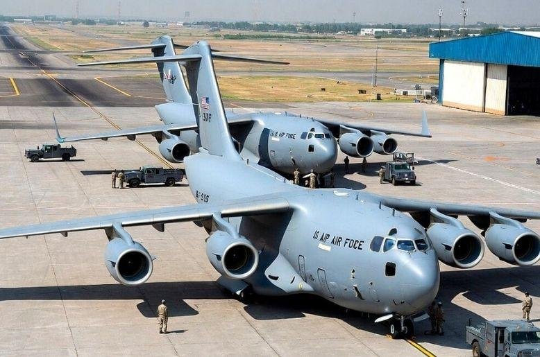 US C-17 cargo plane reaches Pakistan
