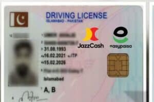 Driving License Easypaisa Jazzcash, Jazzcash, Easypaisa, Driving license fees, driving license islamabad, driving license punjab