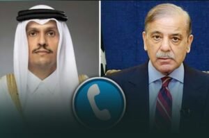 Qatar PM contacts PM Shehbaz to discuss peace efforts