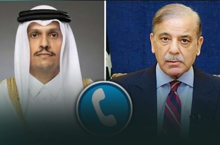 Qatar PM contacts PM Shehbaz to discuss peace efforts