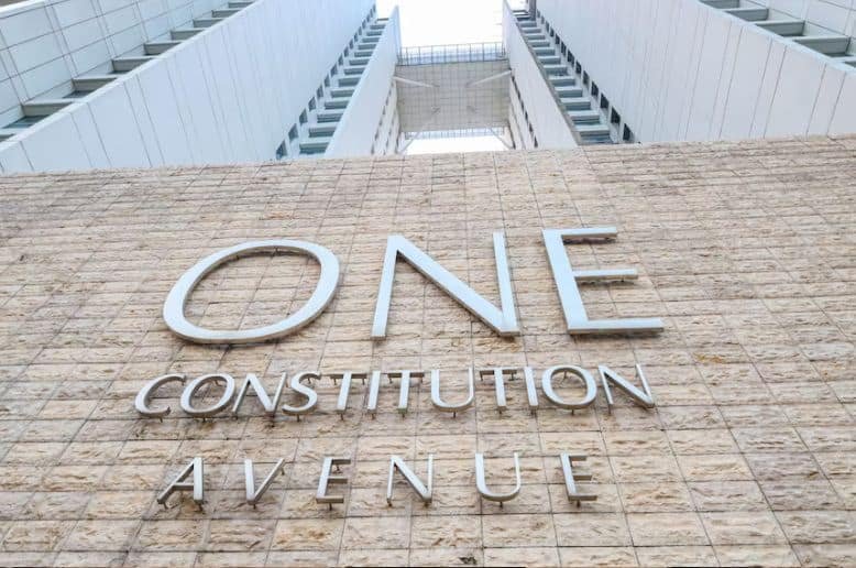 residents of One constitution avenue served eviction notice