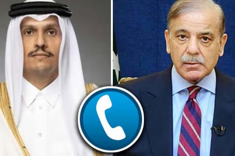 PM Shehbaz, Qatari PM