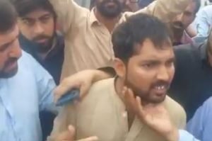 PTI workers protest outside Adiala against party leadership
