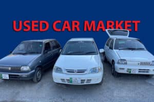Used car market of Pakistan