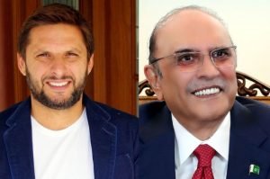 President Zardari confers Hilal-e-Imtiaz on Shahid Afridi