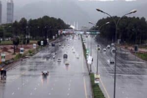 Rain turns weather pleasant in Islamabad
