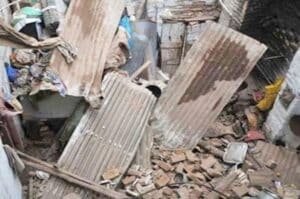 Roof collapses DG Khan