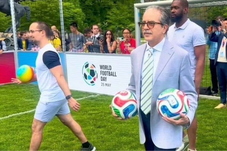 ‘Made in Pakistan’ football showcased at UN event