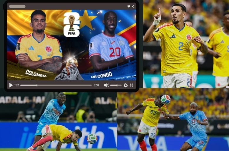 Colombia vs DR Congo