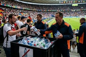 FIFA bans water bottles