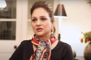 Has Bushra Ansari received lip fillers or plastic surgery?