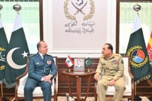 Field Marshal Asim Munir meets Lebanese Commander-in-Chief
