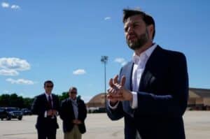 JD Vance lands in Switzerland for US-Iran peace talks