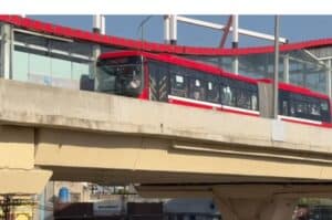 dozens of Rawalpindi metro bus service workers laid off