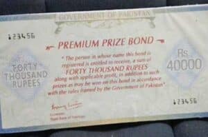 Rs40000 prize bond, national savings pakistan, prize bond denomination, winner result prize bond rs40000