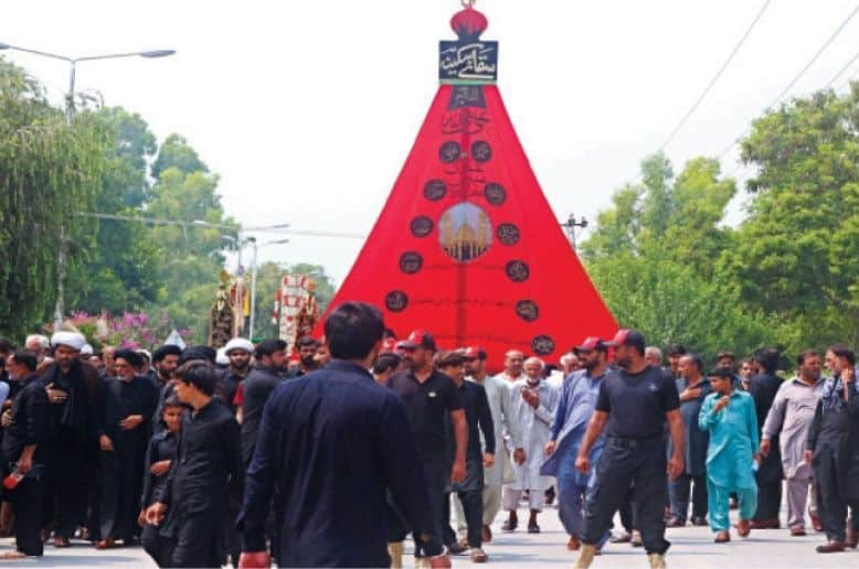 Islamabad’s main Muharram procession to be taken out in G-6 tomorrow.
