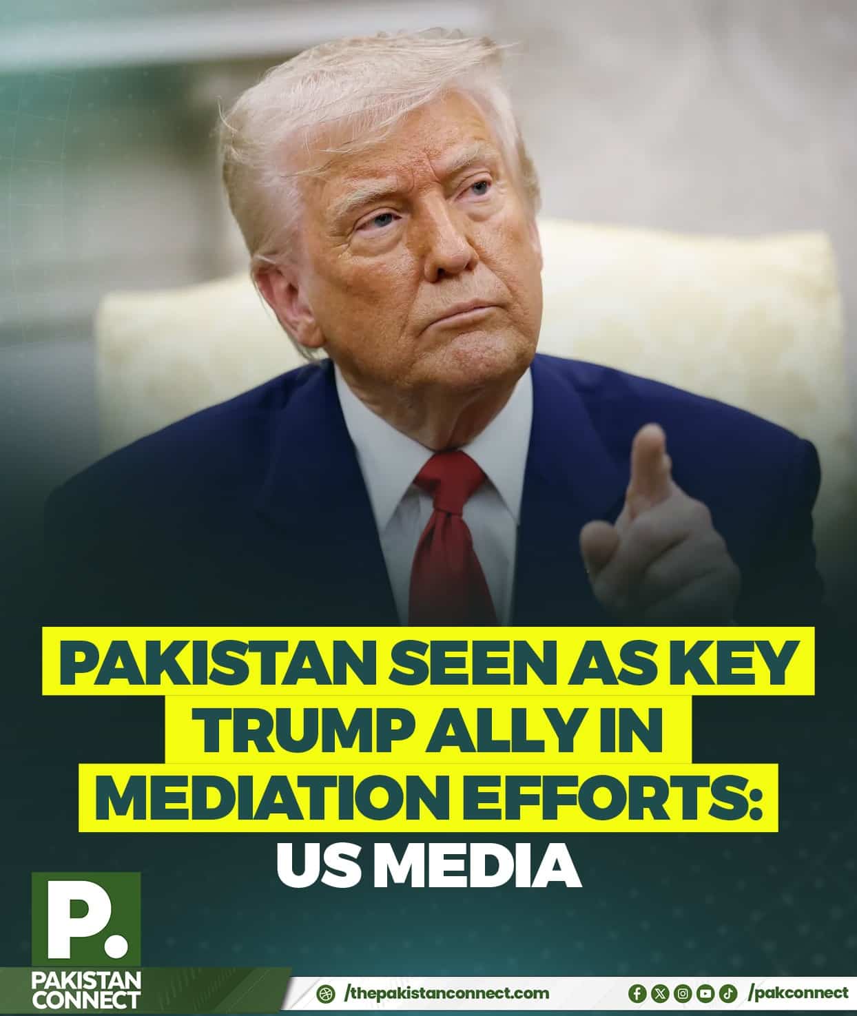 Pakistan seen as key Trump ally in mediation efforts US media