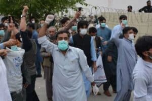 Quetta young doctors protest