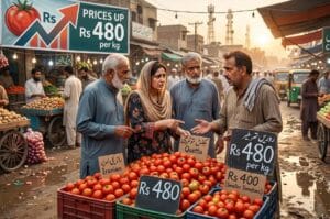 1. Tomato prices hit Rs500 as food costs keep rising in Pakistan