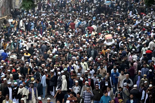 Dhaka: Funeral prayers of Khaleda Zia offered