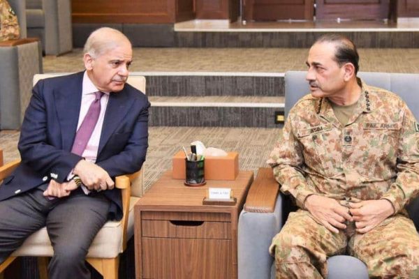‘All acts of terrorism against Pakistan unacceptable’: PM Shehbaz visits GHQ