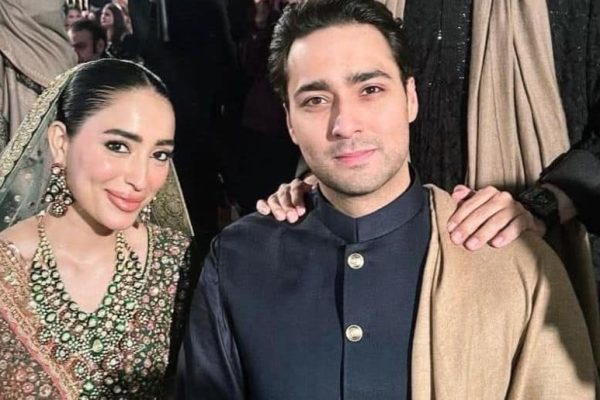 Junaid Safdar shares first photo with wife Shanzeh Ali Rohail
