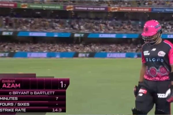 Babar Azam’s poor form continues in BBL