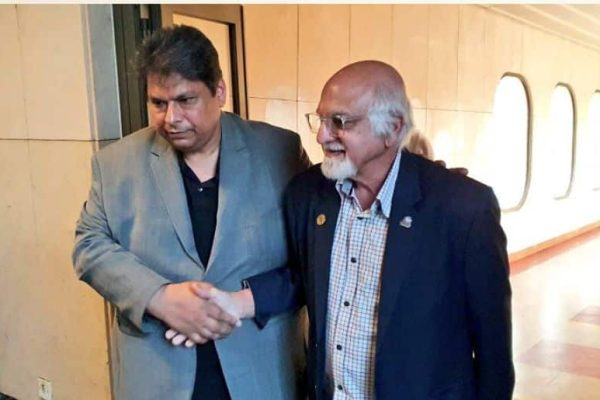 ICC Deputy Chairman Imran Khawaja reached Lahore