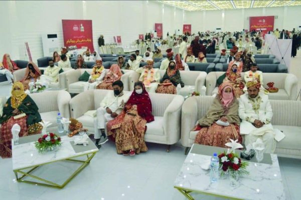 ‘Dhee Rani’ initiative: 112 deserving couples married in grand ceremony