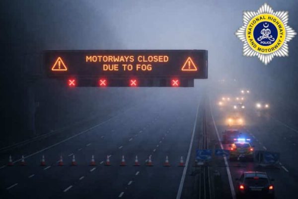 M-4, M-5 motorways closed due to fog