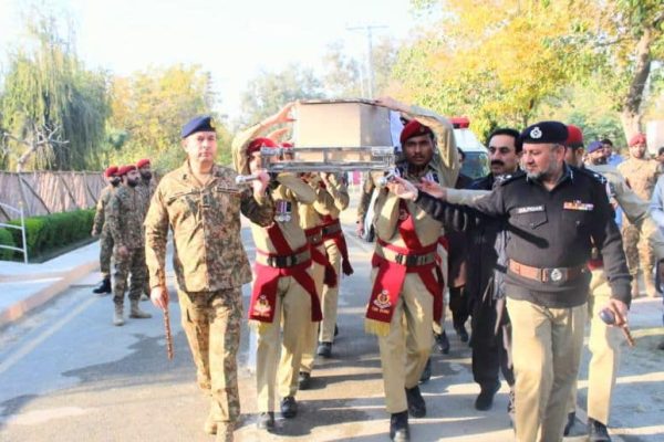 Funeral Prayers Held for Officials Martyred in Bannu Attack