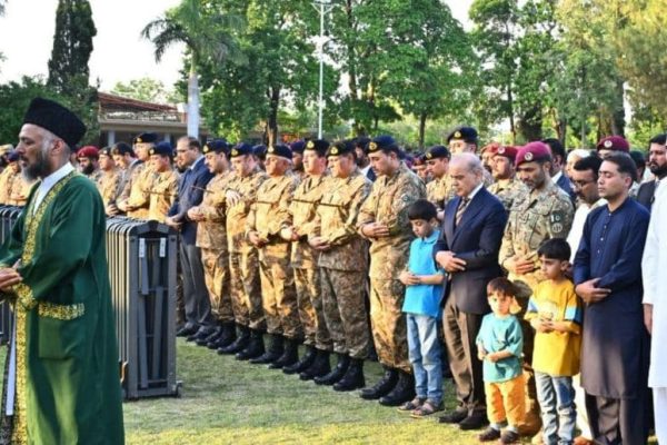 Funeral prayer of Lt Col Khalid Hussain Shaheed offered