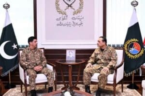 Gen Syed Aamer Raza meets Field Marshal after assuming CNSC