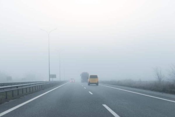 Heavy Fog triggers the closure of the Motorway