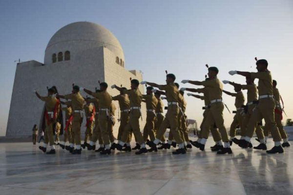PMA Kakul cadets assume guards’ duties at Quaid-e-Azam’s mausoleum