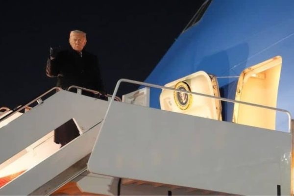 Trump’s plane takes u-turn shortly after takeoff