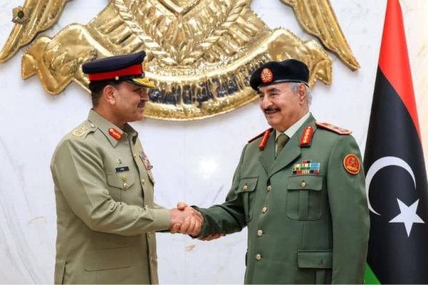 CDF Field Marshal Asim Munir meets Libyan Arab Armed Forces chief